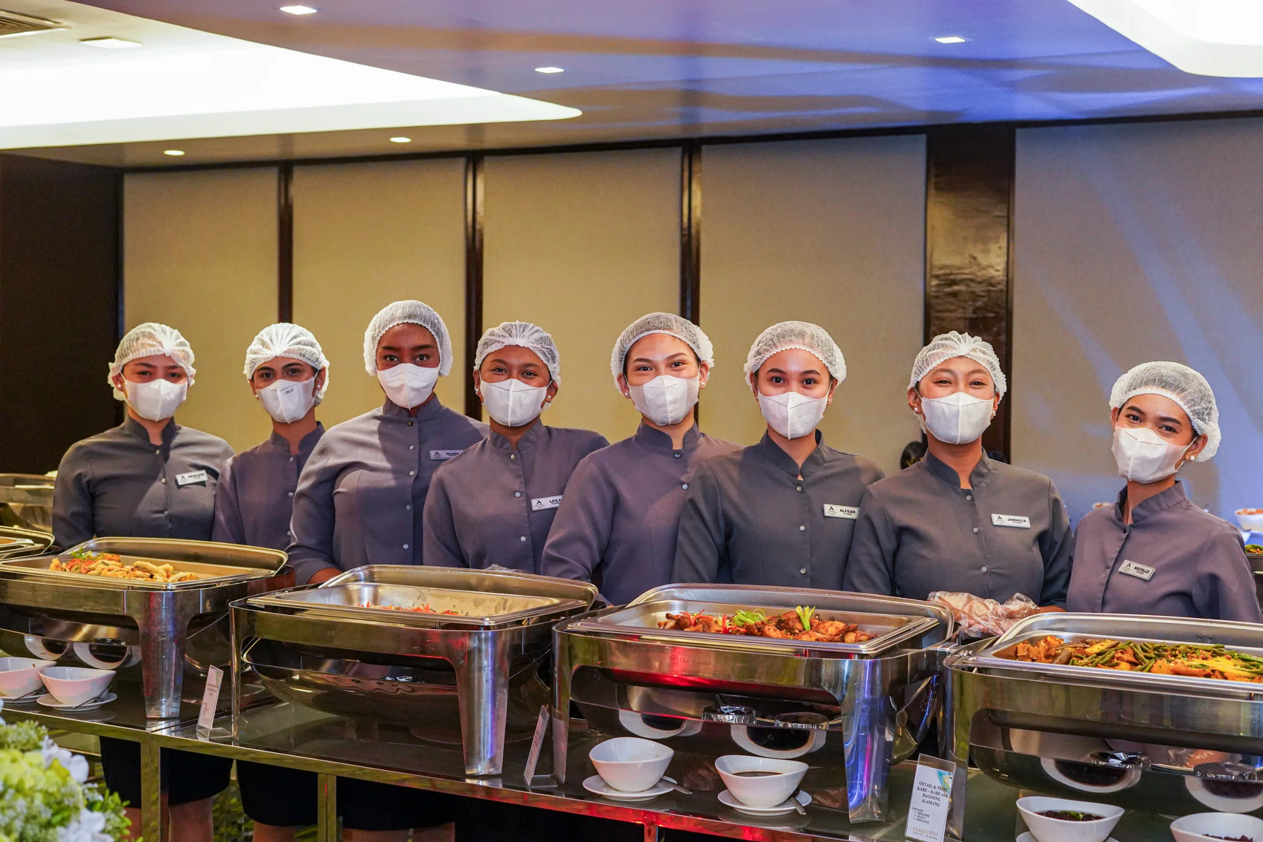 Catering setup for events