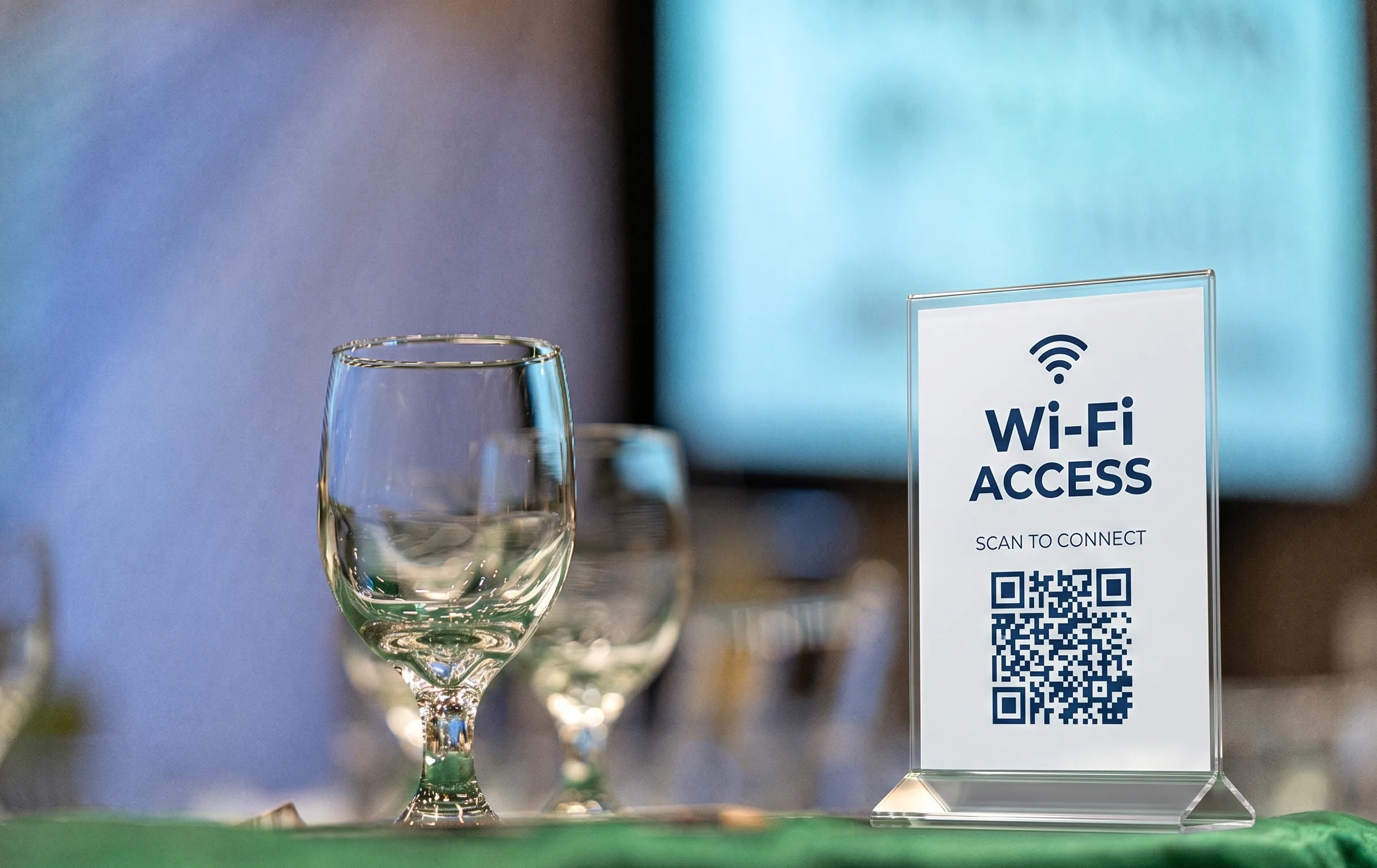 Wi-Fi access and plug points for devices